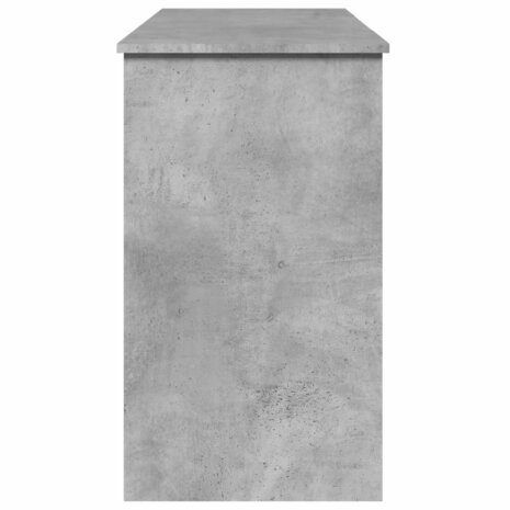 Kaptafel met spiegel 100x45x76 cm betongrijs 6