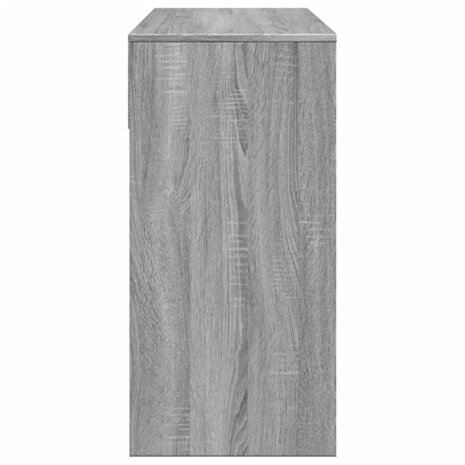Kaptafel met spiegel 80x39x80 cm grijs sonoma eikenkleurig 6