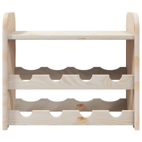 Wijnrek met bovenblad 43x25x37 cm massief grenenhout 5
