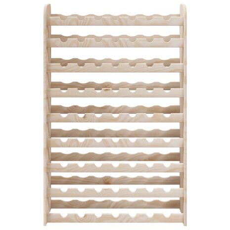 Wijnrek 72,5x25x111,5 cm massief grenenhout 5