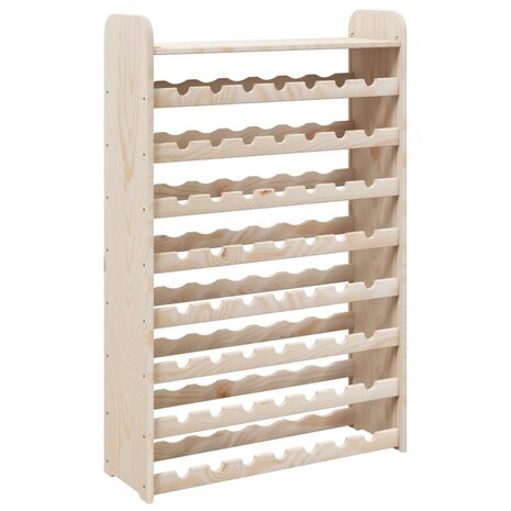 Wijnrek met bovenblad 72,5x25x111,5 cm massief grenenhout 2