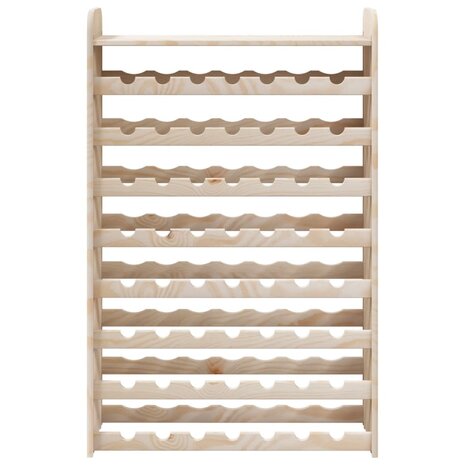 Wijnrek met bovenblad 72,5x25x111,5 cm massief grenenhout 5