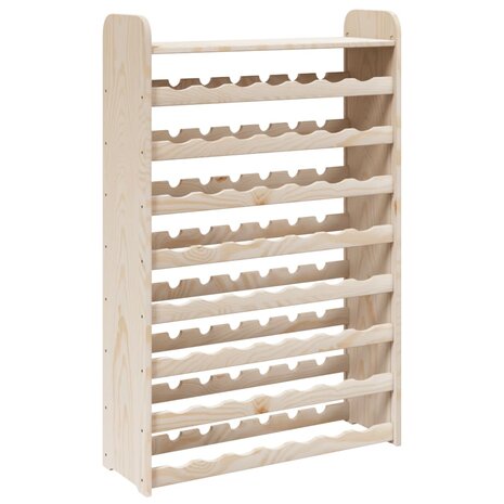 Wijnrek met bovenblad 72,5x25x111,5 cm massief grenenhout 7