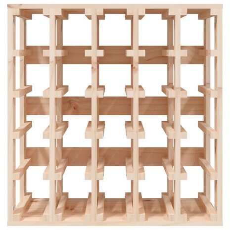 Wijnrek 58,5x33x60,5 cm massief grenenhout 5