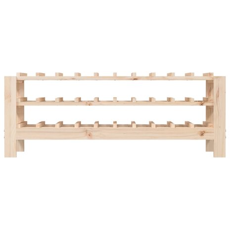 Wijnrek 109,5x30x42 cm massief grenenhout 5