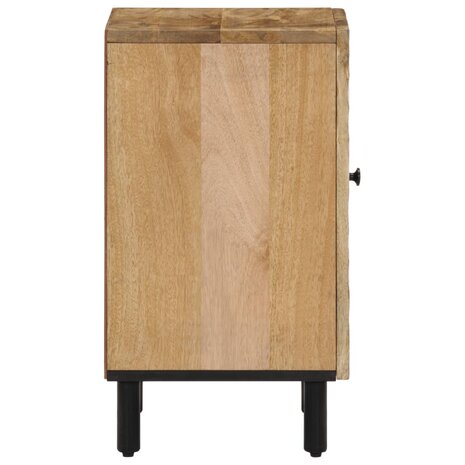 Badkamerkast 38x33x58 cm massief mangohout 4