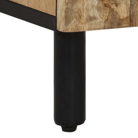 Badkamerkast 38x33x58 cm massief mangohout 9