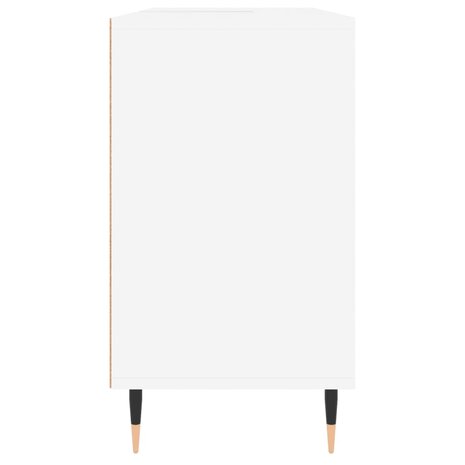 Badkamerkast 80x33x60 cm bewerkt hout wit 7