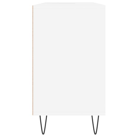 Badkamerkast 80x33x60 cm bewerkt hout wit 7