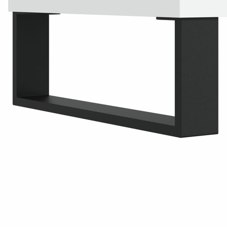 Badkamerkast 80x33x60 cm bewerkt hout wit 10
