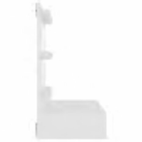 Spiegelkast met LED-verlichting 60x31,5x62 cm wit 6