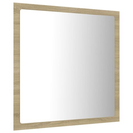 Badkamerspiegel LED 40x8,5x37 cm acryl sonoma eikenkleurig 7
