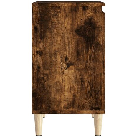 Wastafelkast 58x33x60 cm bewerkt hout gerookt eikenkleurig 8