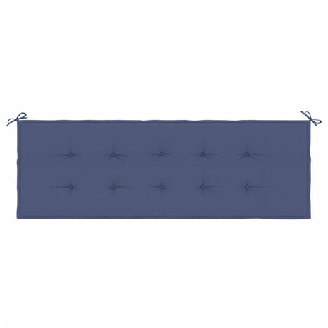 Tuinbankkussen 150x50x3 cm oxford stof marineblauw 4