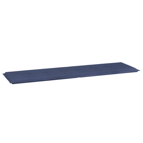 Tuinbankkussen 180x50x3 cm oxford stof marineblauw 2