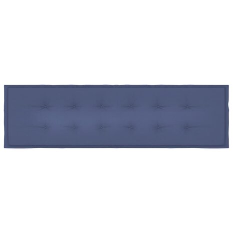 Tuinbankkussen 180x50x3 cm oxford stof marineblauw 4