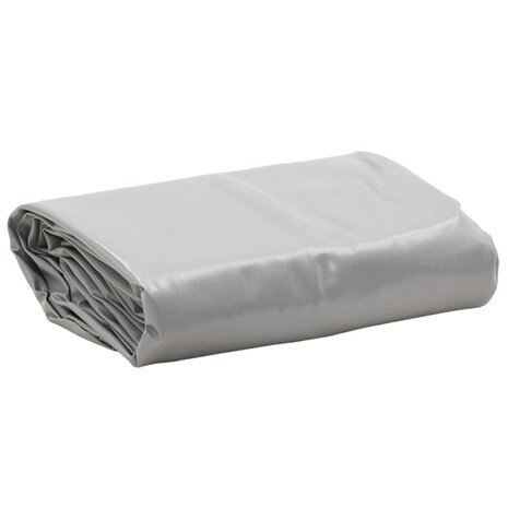 Dekzeil 650 g/m² Ø 2 m grijs 1
