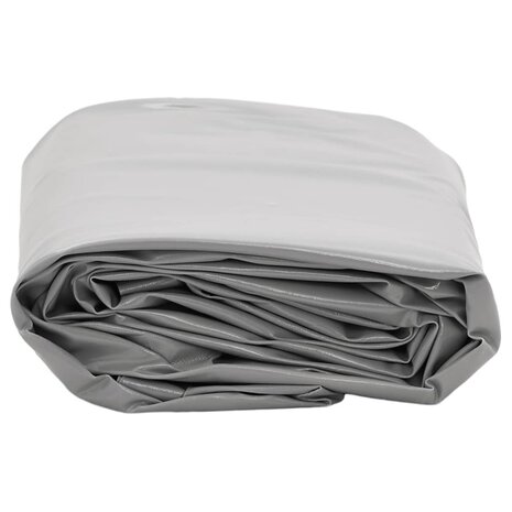 Dekzeil 650 g/m² Ø 2,2 m grijs 3