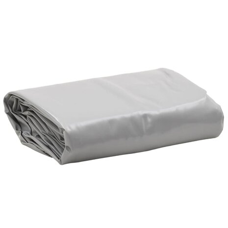 Dekzeil 650 g/m² Ø 2,6 m grijs 1