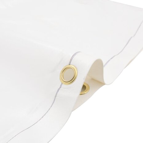 Dekzeil 650 g/m² Ø 2 m wit 4