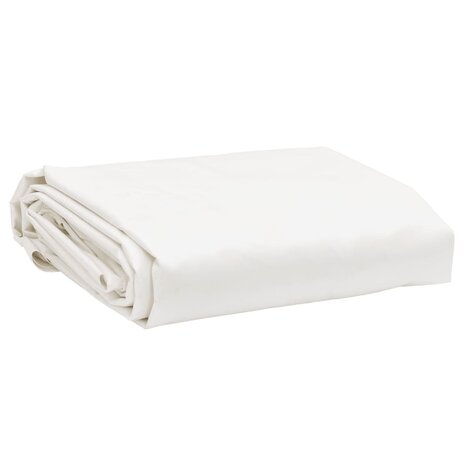 Dekzeil 650 g/m² Ø 2,4 m wit 1