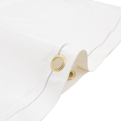 Dekzeil 650 g/m² Ø 2,4 m wit 4
