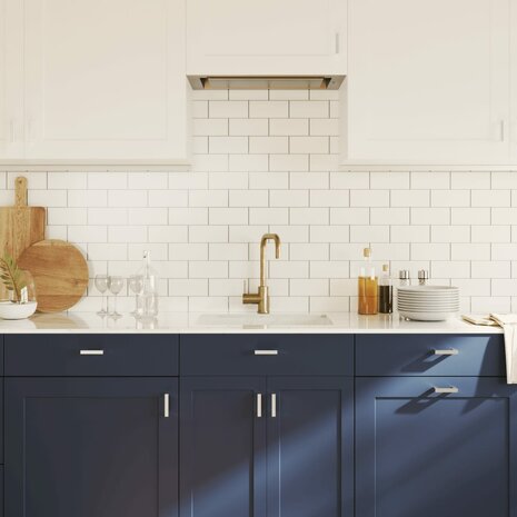 Handvatten 20 st 96 mm roestvrij staal zilverkleurig 4