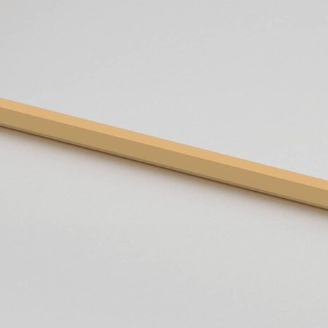 Binnendeur smal 83x201,5 cm gehard glas en aluminium goudkleur 8