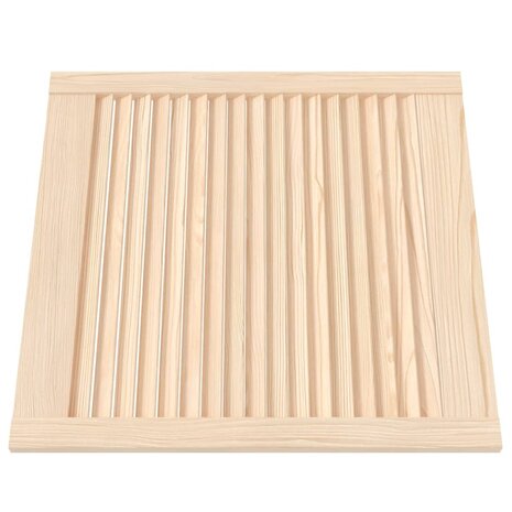 Kastdeur met lamellen 61,5x59,4 cm massief grenenhout 3