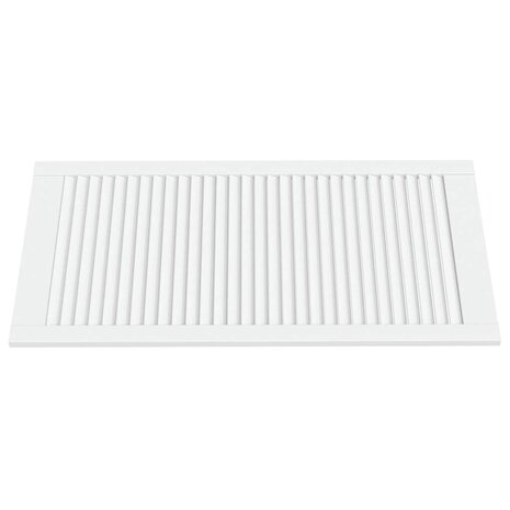 Kastdeuren met lamellen 2 st 99,3x49,4 cm grenenhout wit 3
