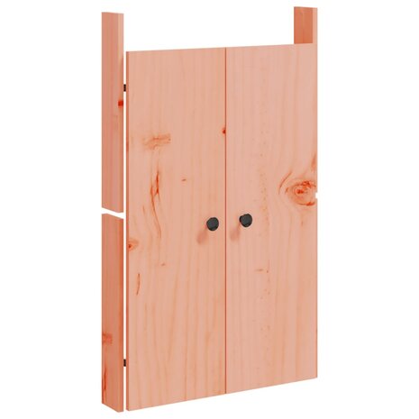 Kastdeurtjes voor buitenkeuken 50x9x82 cm massief douglashout 2
