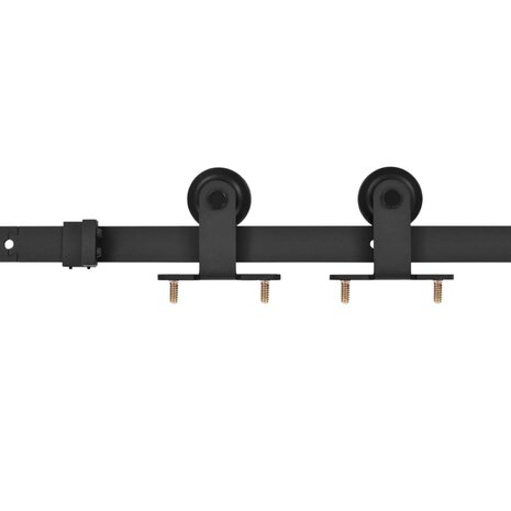 Schuifdeur met beslag 90x205 cm aluminium en ESG-glas 7