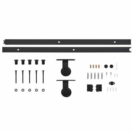 Schuifdeur met beslag 70x210 cm massief grenenhout 10