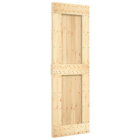 Schuifdeur met beslag 70x210 cm massief grenenhout 3