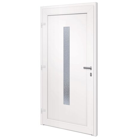 Voordeur 108x200 cm PVC antracietkleurig 5