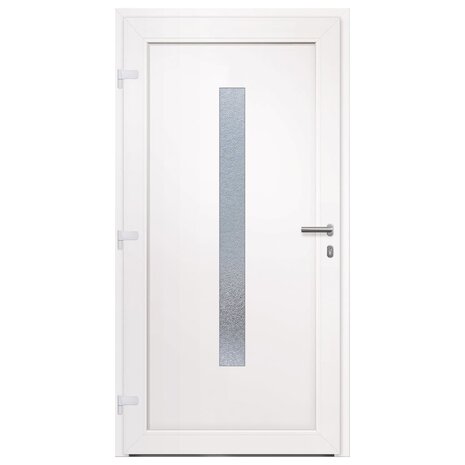 Voordeur 108x208 cm PVC antracietkleurig 4