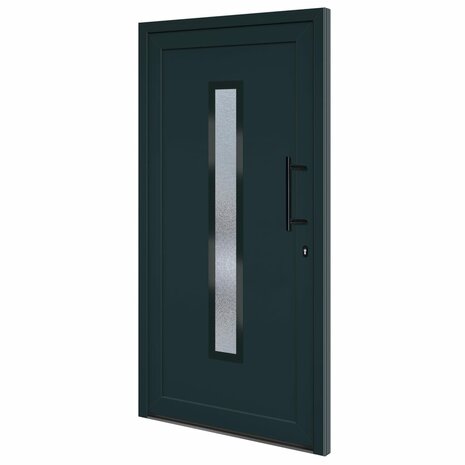 Voordeur 108x200 cm PVC antracietkleurig 2