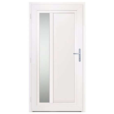 Voordeur 108x208 cm PVC antracietkleurig 4