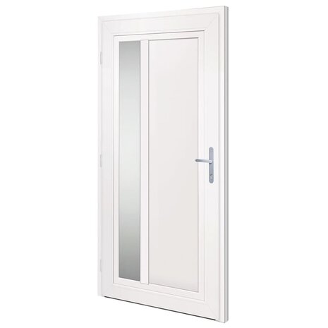 Voordeur 108x208 cm PVC antracietkleurig 5