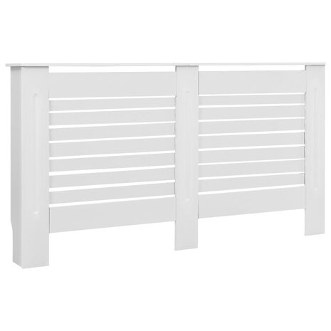 Radiatorombouw 152x19x81,5 cm MDF wit 2