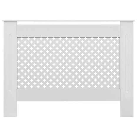 Radiatorombouw 112x19x81,5 cm MDF wit 3