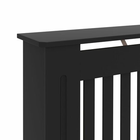 Radiatorombouw 152x19x81,5 cm MDF zwart 6