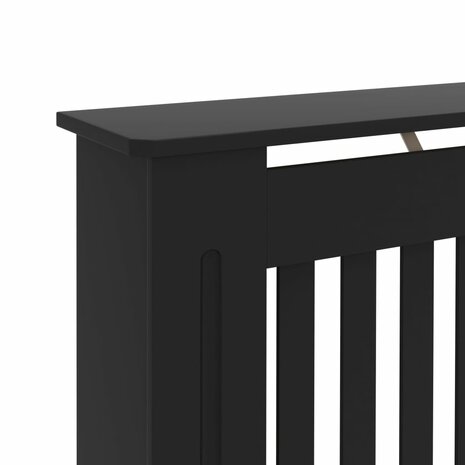 Radiatorombouw 172x19x81,5 cm MDF zwart 6