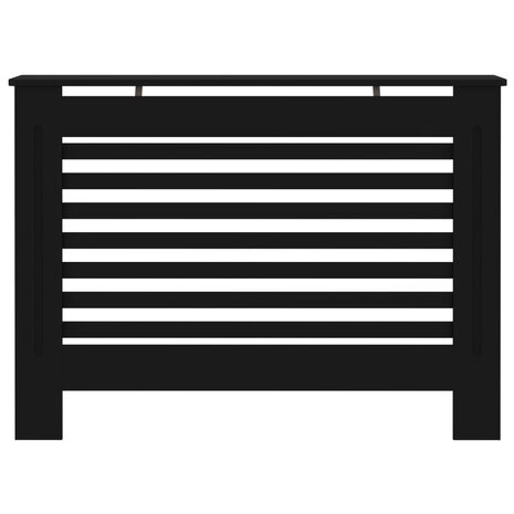 Radiatorombouw 112x19x81,5 cm MDF zwart 3