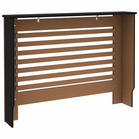 Radiatorombouw 112x19x81,5 cm MDF zwart 5