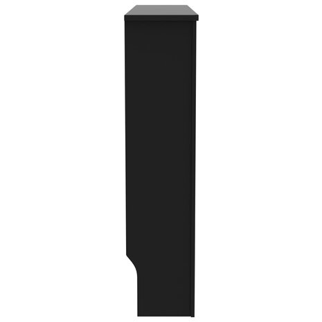 Radiatorombouw 112x19x81,5 cm MDF zwart 4