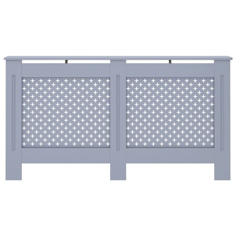 Radiatorombouw 152x19x81,5 cm MDF antraciet 3