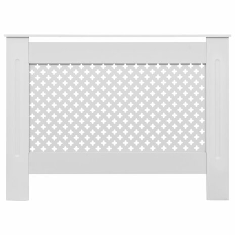 Radiatorombouwen 2 st 112x19x81,5 cm MDF wit 4