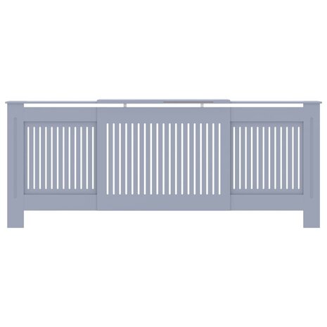 Radiatorombouw 205 cm MDF grijs 3