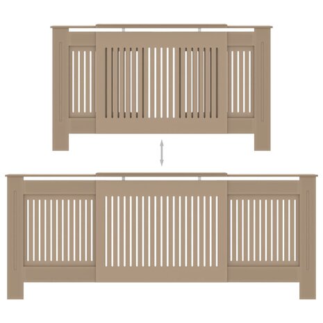 Radiatorombouw 205 cm MDF 5